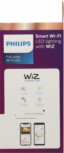 Philips Smart Wi-Fi® 8.8W LED Full Color Light Bulb Perspective: right