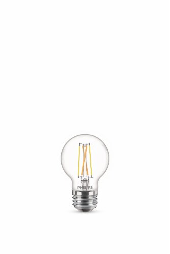 Philips 3.5-Watt (40-Watt) G16.5 LED Globe Dimmable Flicker Free Light Bulb - Soft White (2700K) Perspective: right