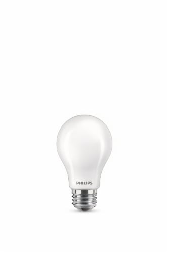 Philips 8-Watt (60-Watt) A19 LED Dimmable Flicker Free Light Bulb - Daylight (5000K) Perspective: right
