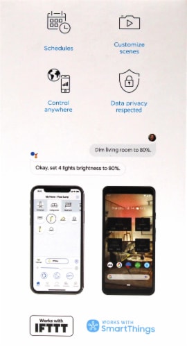 Wiz Dimmable Smart LED Light Bulb - Daylight Perspective: right