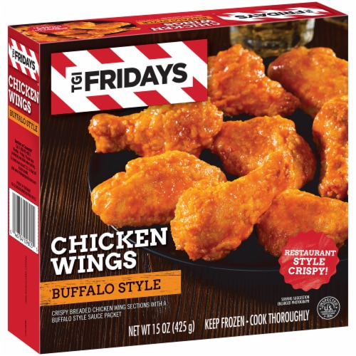 TGIF Buffalo Style Chicken Wings Frozen Snacks Perspective: right