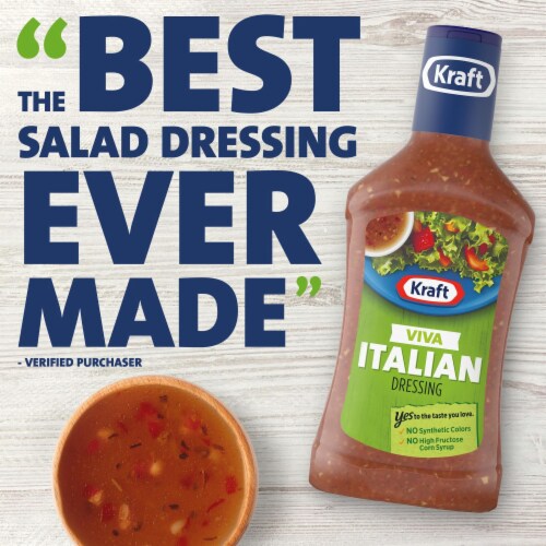 Kraft Viva Italian Salad Dressing Perspective: right