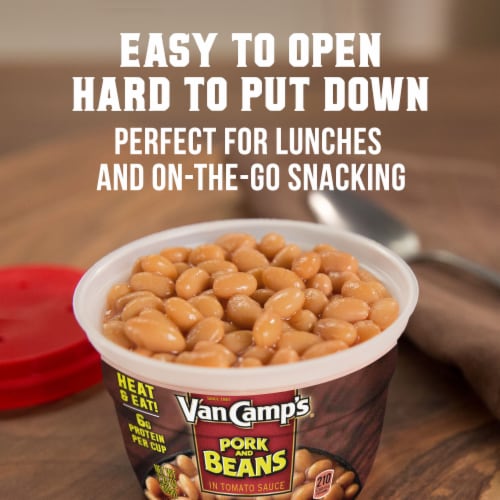 Van Camp's Pork And Beans Microwavable Cups Perspective: right