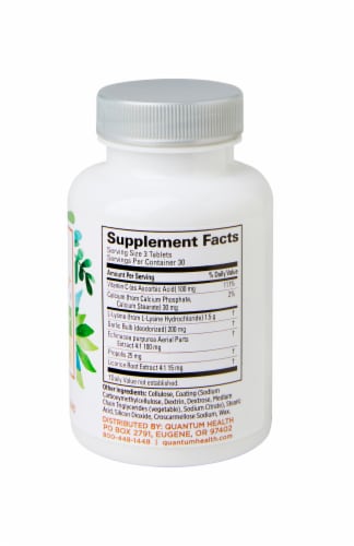 Quantum Derma Super Lysine Immune Support Tablets Perspective: right