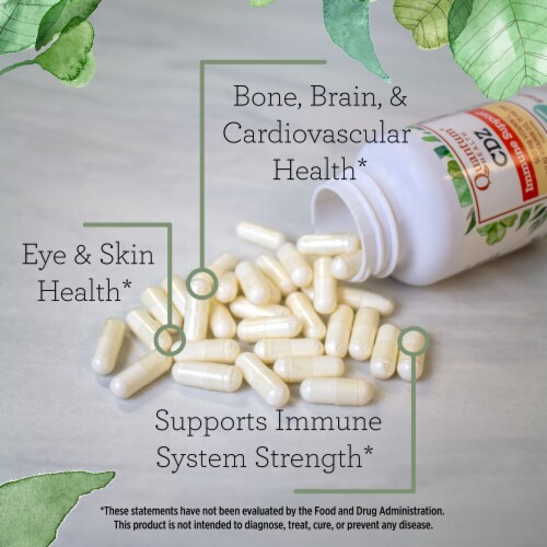 Quantum Health® CDZ Immune Support Capsules Perspective: right