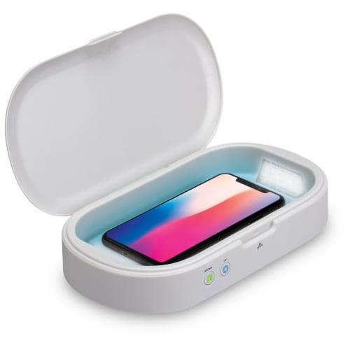 iLive Wireless Charger and Aromatherapy UV LED Sanitizer Perspective: right
