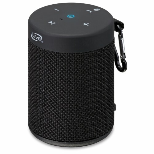 iLive Bluetooth Waterproof Portable Speaker - Black Perspective: right