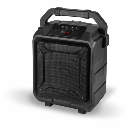 iLive Portable Bluetooth Tailgate Speaker - Black/Silver Perspective: right