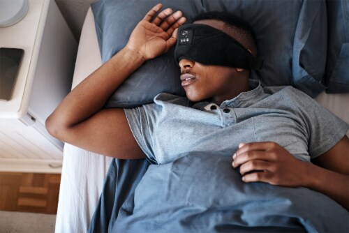 iLive IAHB31B Bluetooth Sleep Mask Headphones Perspective: right