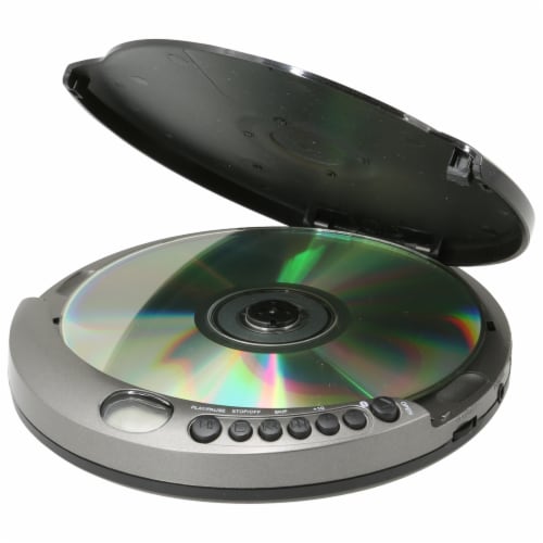 GPX Portable CD Player with Bluetooth PCB319B - Gray Perspective: right
