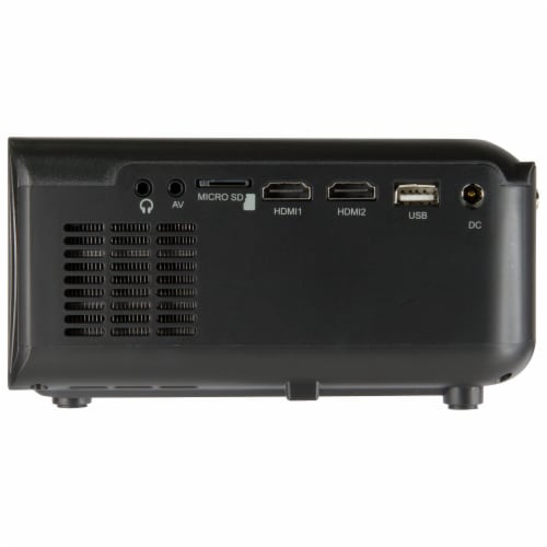 GPX 150" Screen Size PJ609B Projector with Bluetooth Perspective: right