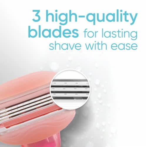 Gillette Venus ComfortGlide White Tea Women's Razor Blade Refills Cartridges Perspective: right