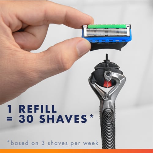 Gillette ProGlide Men's 5-Blade Razor Blades Refills Cartridges Perspective: right
