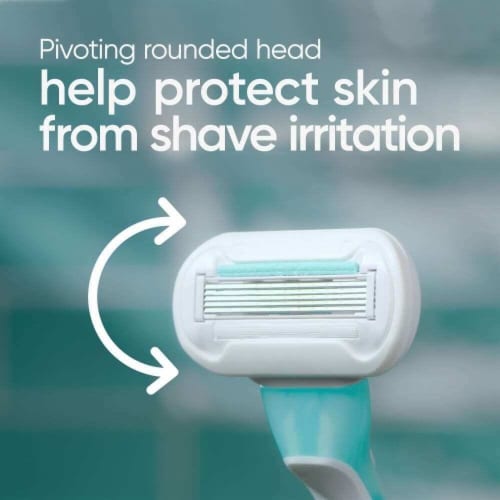 Gillette Venus Extra Smooth Sensitive Women's Disposable Razors Perspective: right