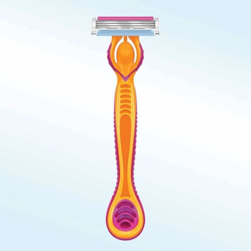 Gillette Simply Venus Refillable Disposable Razor Handle and Disposable Razor Refills Perspective: right