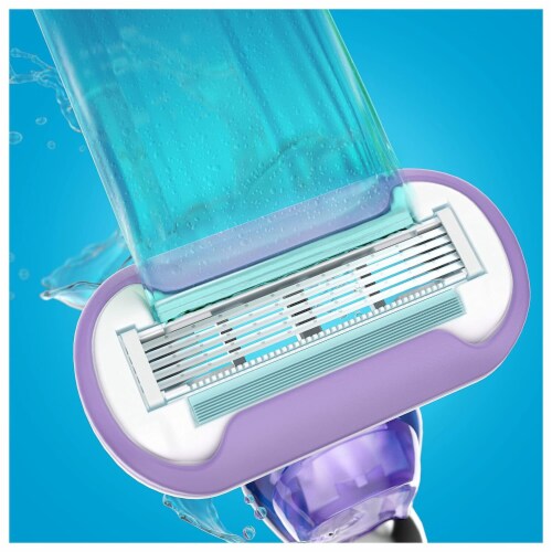 Venus Extra Smooth Swirl Women's Razor Handle and Blade Refills Cartridges Perspective: right
