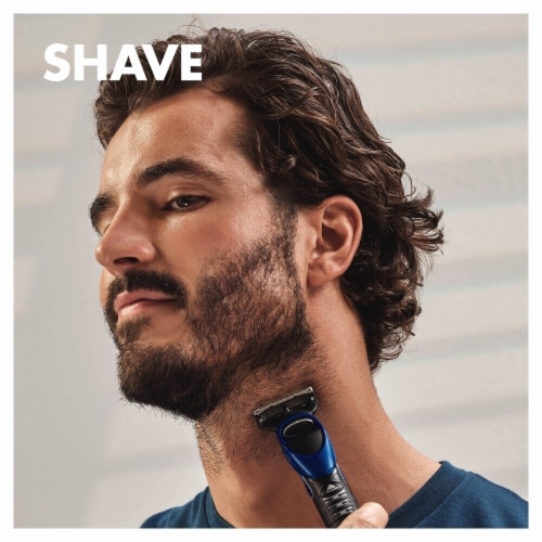 Gillette Styler with Men's Razors & Edger Beard Trimmer Perspective: right
