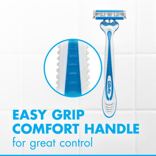 Gillette Sensor3 Cool Men's Disposable Razors Perspective: right