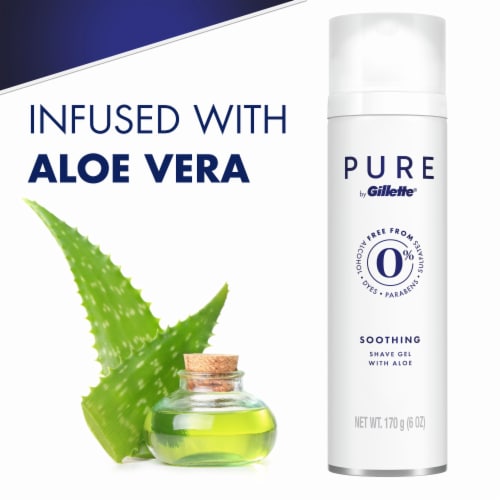 Gillette® PURE Soothing Shave Gel Perspective: right