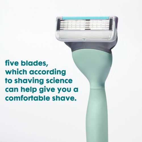joy The Teal One Women's Razors and Blade Refill Cartridges Perspective: right