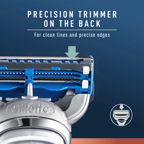 King C. Gillette Neck Razor Blade Cartridges Perspective: right