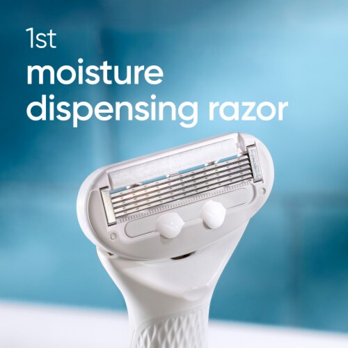 Gillette Venus Radiant Skin Seaweed & Aloe Women's Razor Perspective: right