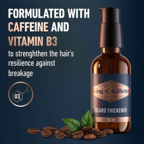 Gillette King C. Gillette Men's Signature Scent Beard Thickener Perspective: right