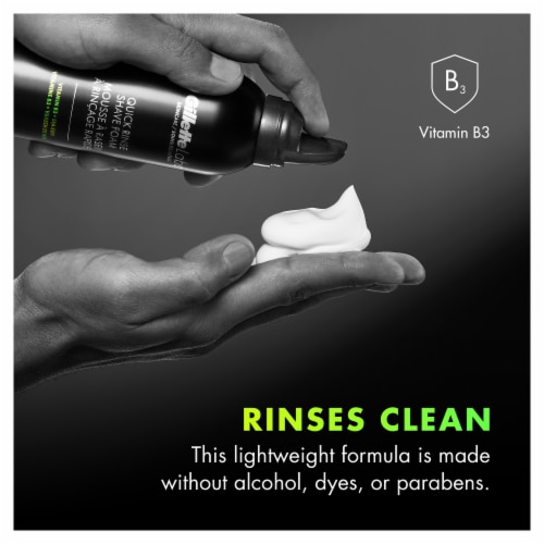 Gillette Labs by Gillette Quick Rinse Lightweight Shave Foam for Men Perspective: right