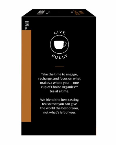 Choice Organics™ Cocoa Mint Puerh Tea Bags Perspective: right