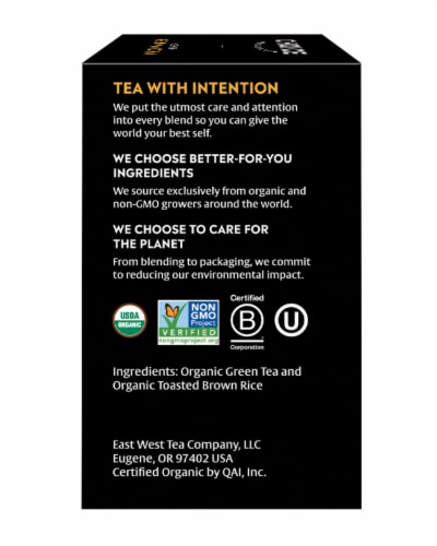 Choice Organics Genmaicha Green Tea Bags Perspective: right