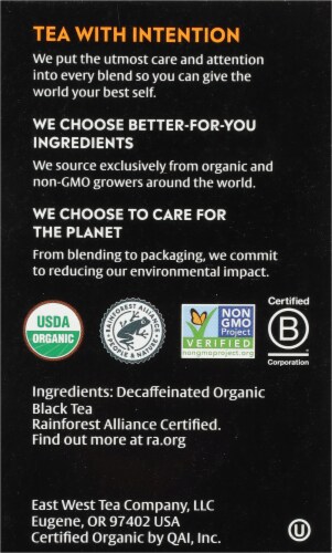 Choice Organics Decaffeinated English Breakfast Tea Bags Perspective: right