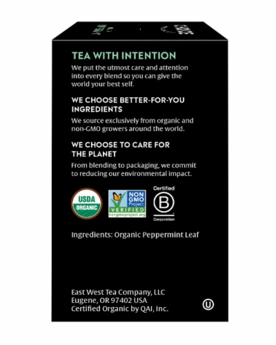 Choice Organics Peppermint Tea Bags Perspective: right