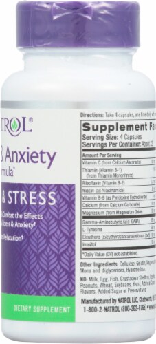 Natrol® Stress and Anxiety Formula Perspective: right