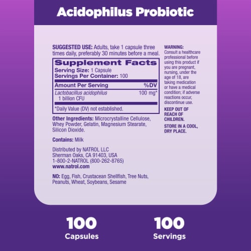 Natrol Acidophilus Probiotic Perspective: right