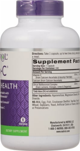 Natrol Easy-C Vegetarian Capsules 500 mg Perspective: right