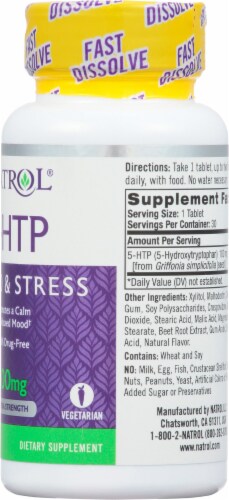 Natrol 100mg 5-HTP Fast Dissolve Perspective: right