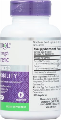 Natrol Turmeric Extra Strength Capsules Perspective: right