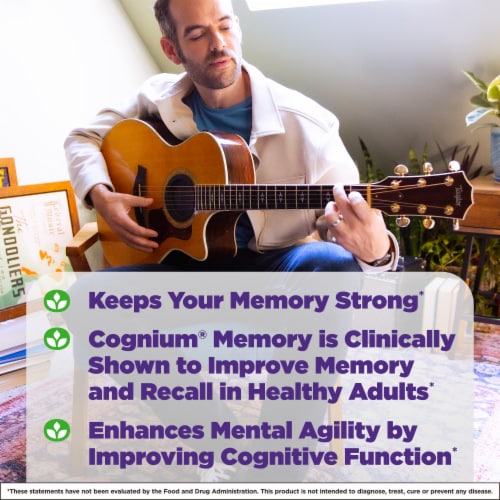 Natrol® Brain Health Support Cognium® Memory Extra Strength Tablets Perspective: right