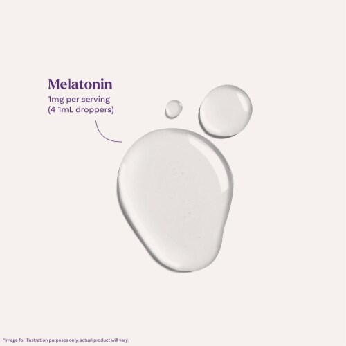 Natrol® Sleep Melatonin Berry Liquid 1 mg Perspective: right