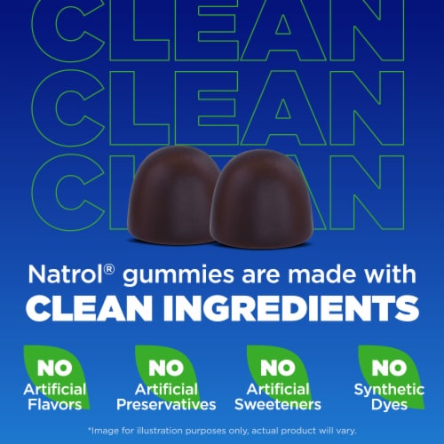 Natrol® Mood and Stress Relax+ Day Calm Tropical Fruit Punch Flavored Gummies Perspective: right