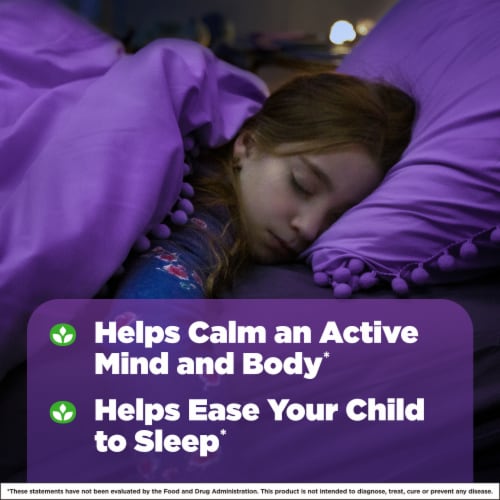 Natrol® Kids Sleep+™ Calm Strawberry Gummies Perspective: right