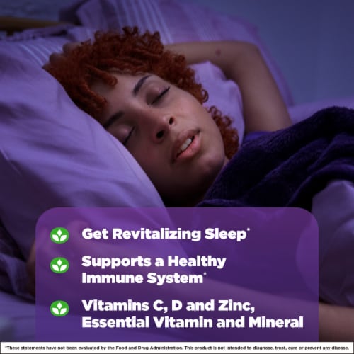 Natrol® Sleep + Sleep Immune Health Berry Gummies Perspective: right