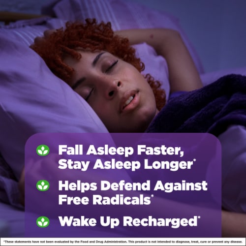 Natrol® MelatoninMax Strength Drug Free Sleep Aid Supplement Blueberry Flavored Gummies Perspective: right