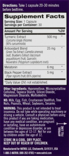 Natrol® Sleep + Recovery Capsules Perspective: right
