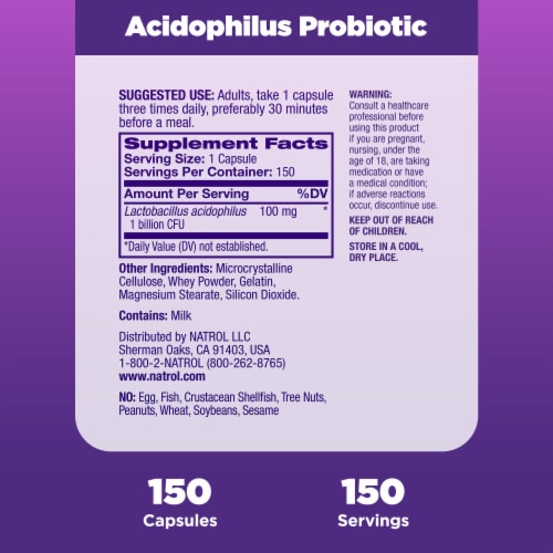 Natrol Acidophilus Probiotic Perspective: right