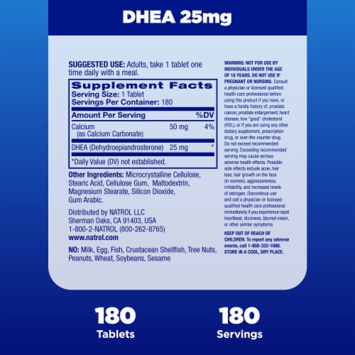 Natrol® Mood & Stress DHEA Tablets Perspective: right