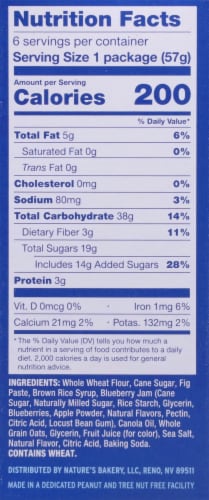 Nature's Bakery® Blueberry Fig Bars Perspective: right