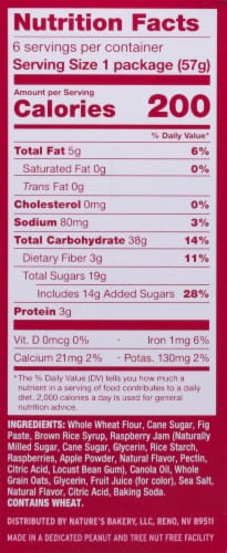 Nature's Bakery® Raspberry Fig Bars Perspective: right