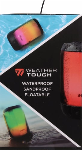 iHome Rechargeable Color Changing Waterproof Bluetooth Speaker Perspective: right