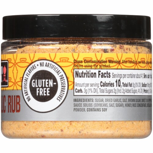 Weber Honey Garlic Rub Perspective: right